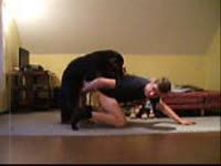 Gay beastiality lover got fucked in the ass by dog